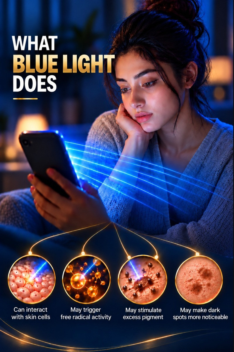 What blue light does